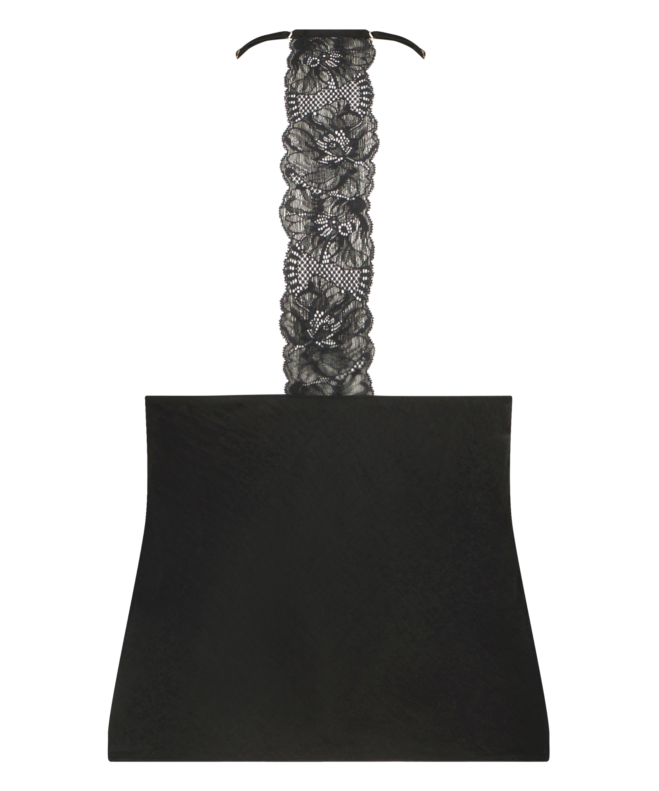 Cami top Satin, Svart, main