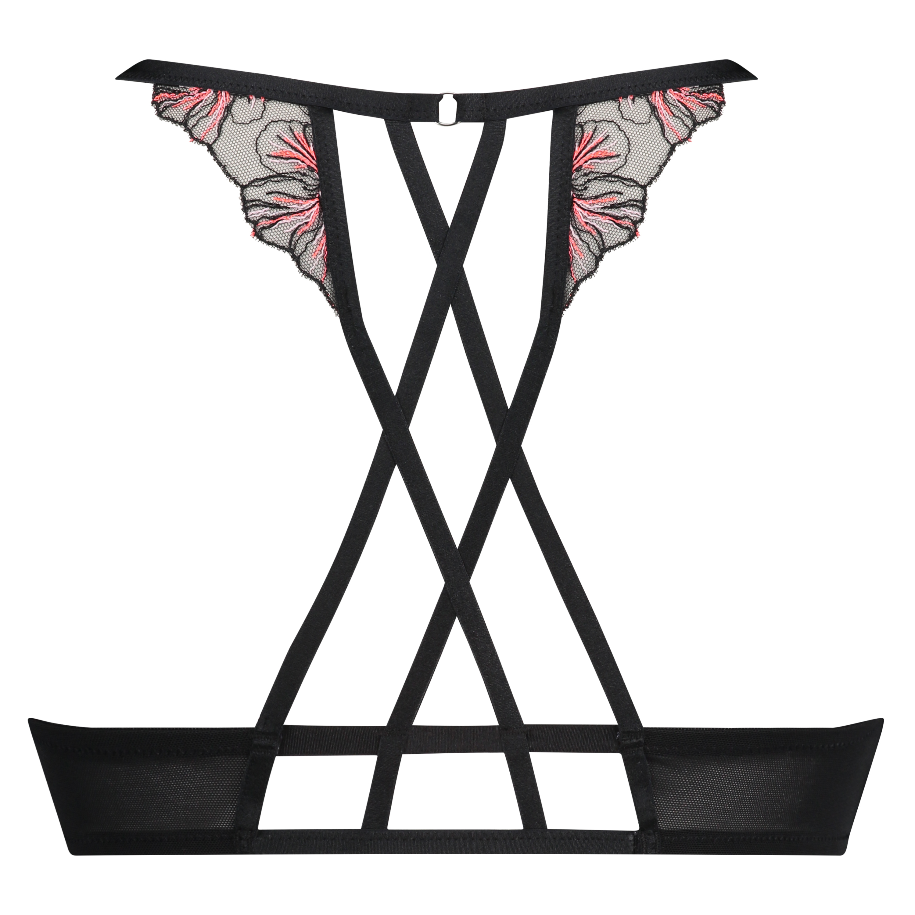 Polstret pushup-BH med spiler Duckie, Svart, main