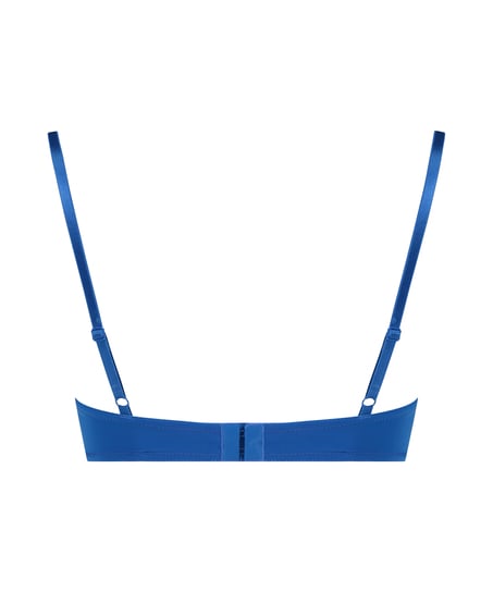 Vattert bh med b&oslash;yle Plunge, Bl&aring;