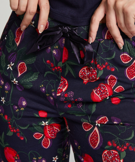 Pyjamabukser Jersey, Bl&aring;