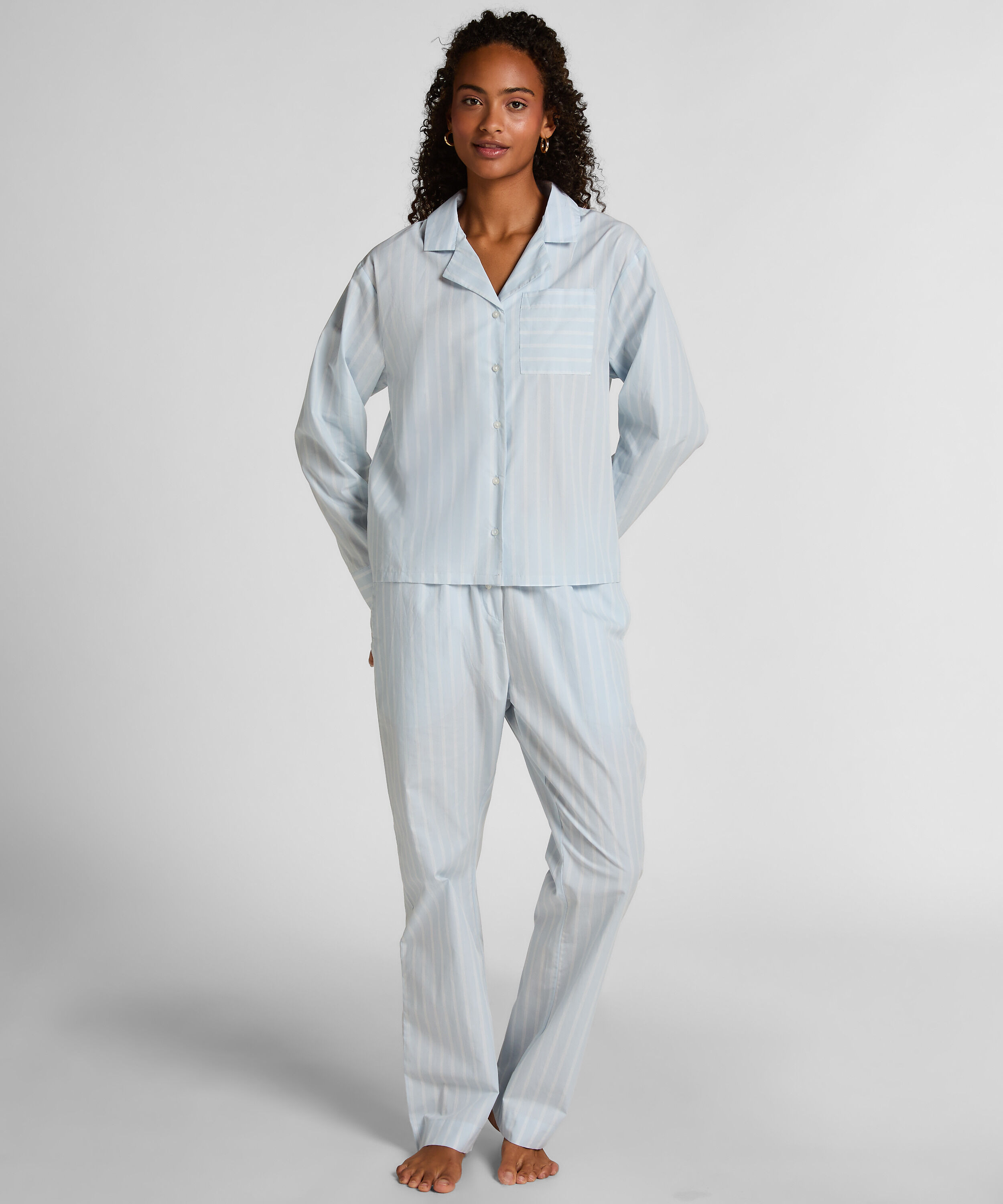Jacket Woven Cotton Stripe