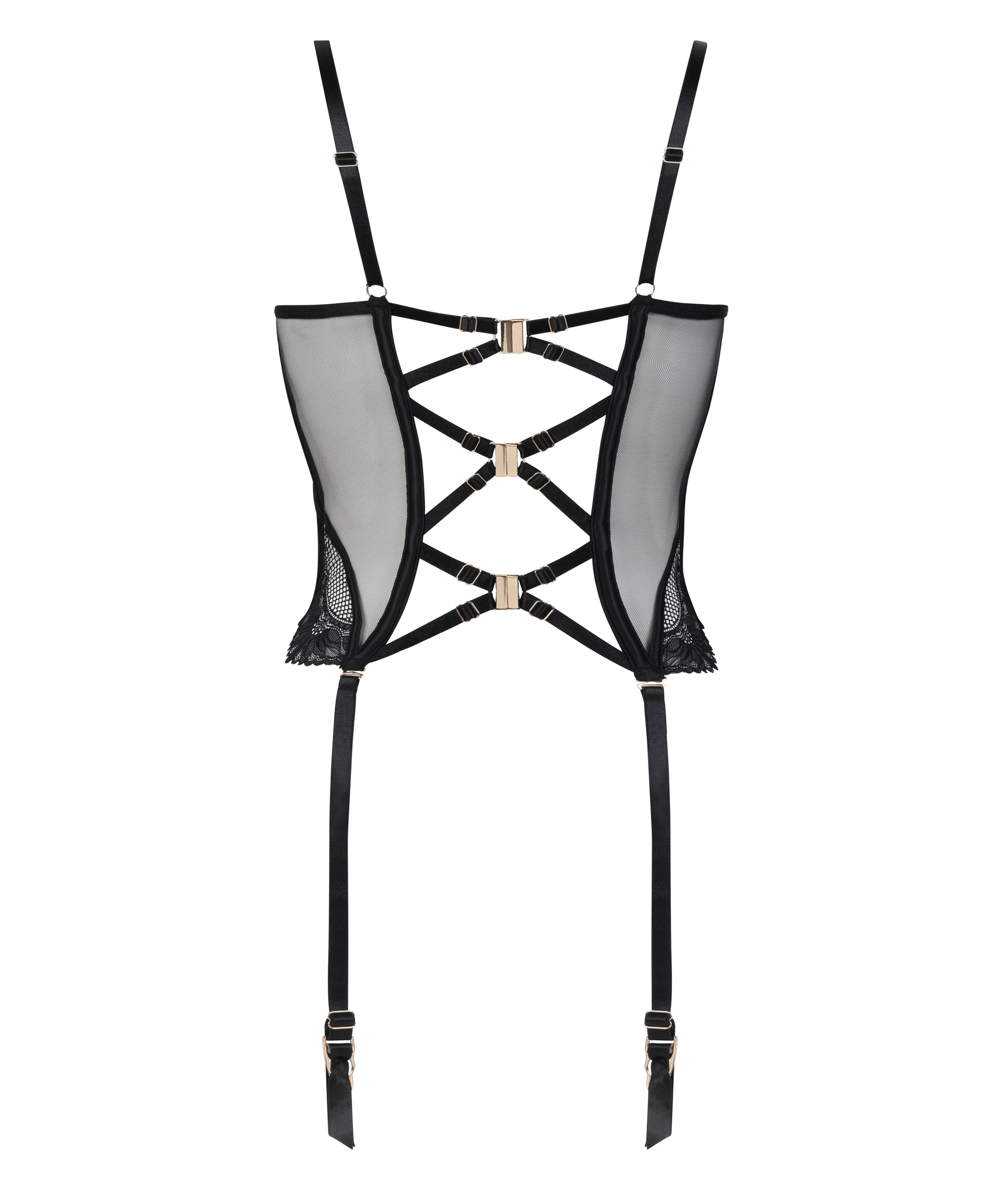 Bustier Belladonna, Svart, main