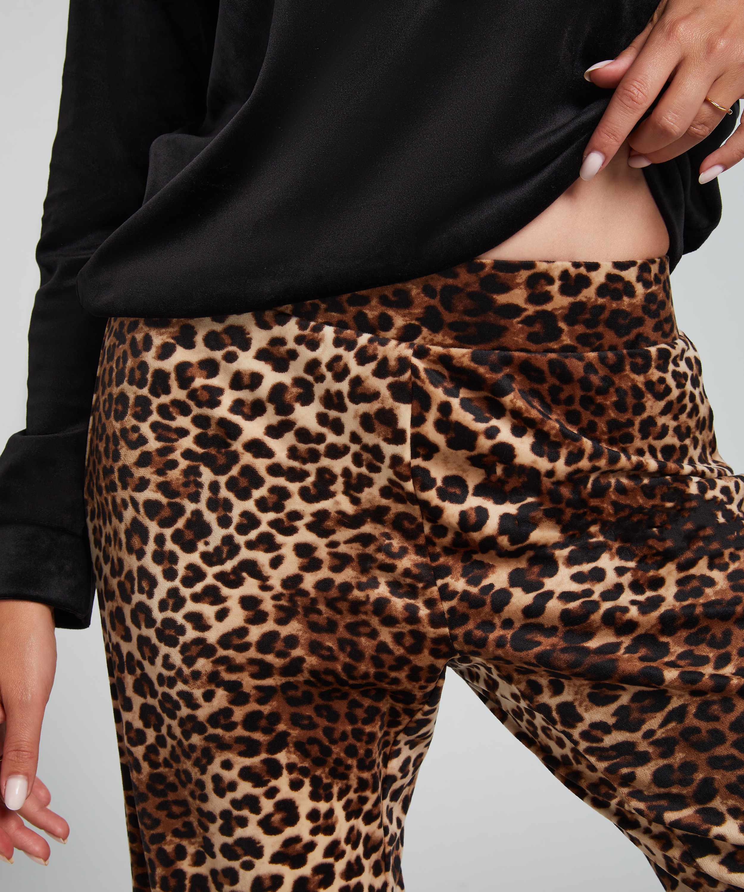 Pyjamaset with Bag, Beige, main