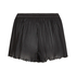 Plisse Short, Svart