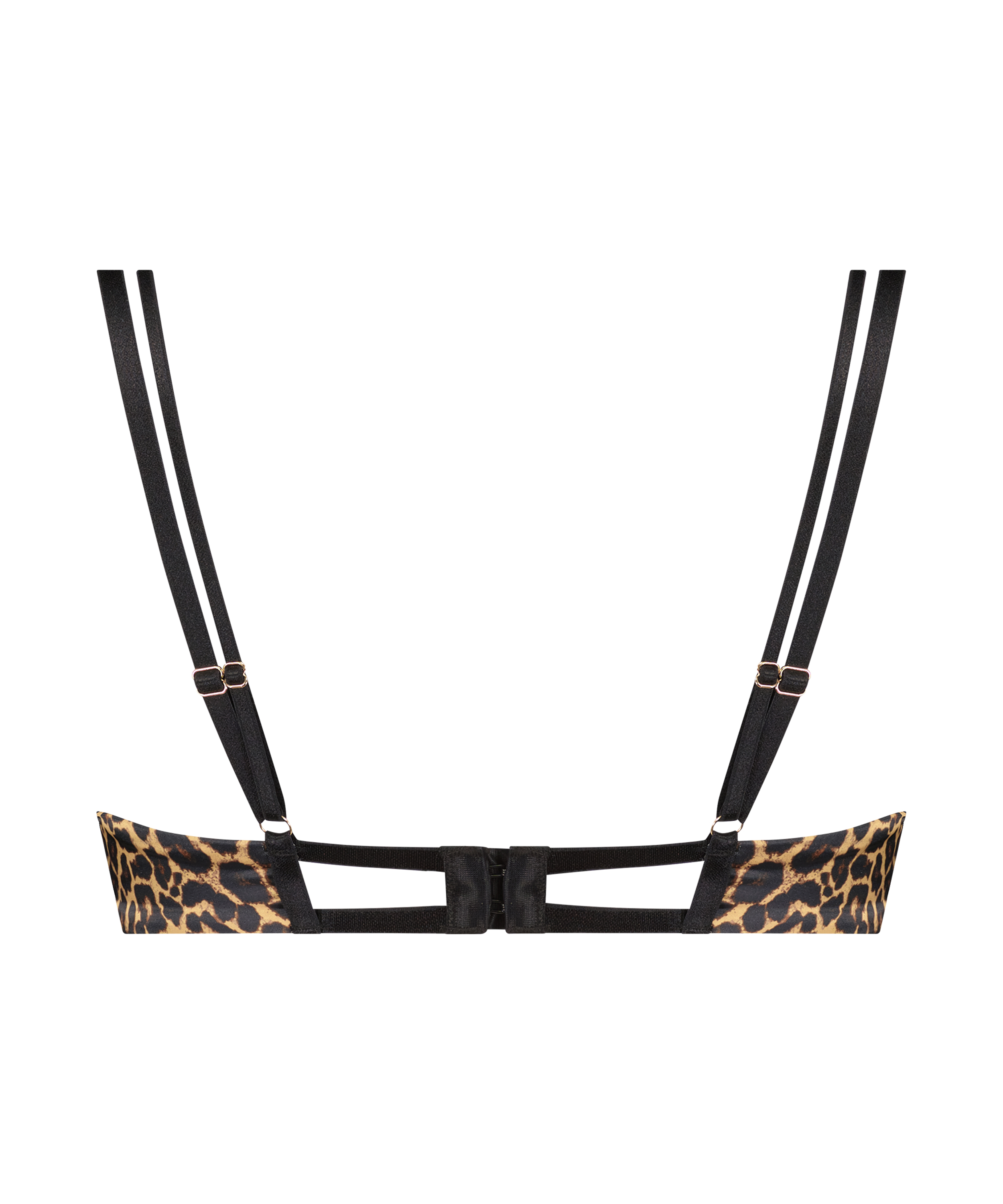 Polstret spile-BH med halve skåler Ellie, Svart, main