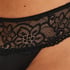 Lace Thong bokser, Svart