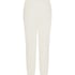 Jogger sporty fleece, Hvit