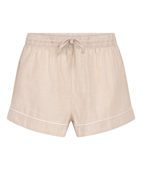 Cotton shorts, Beige