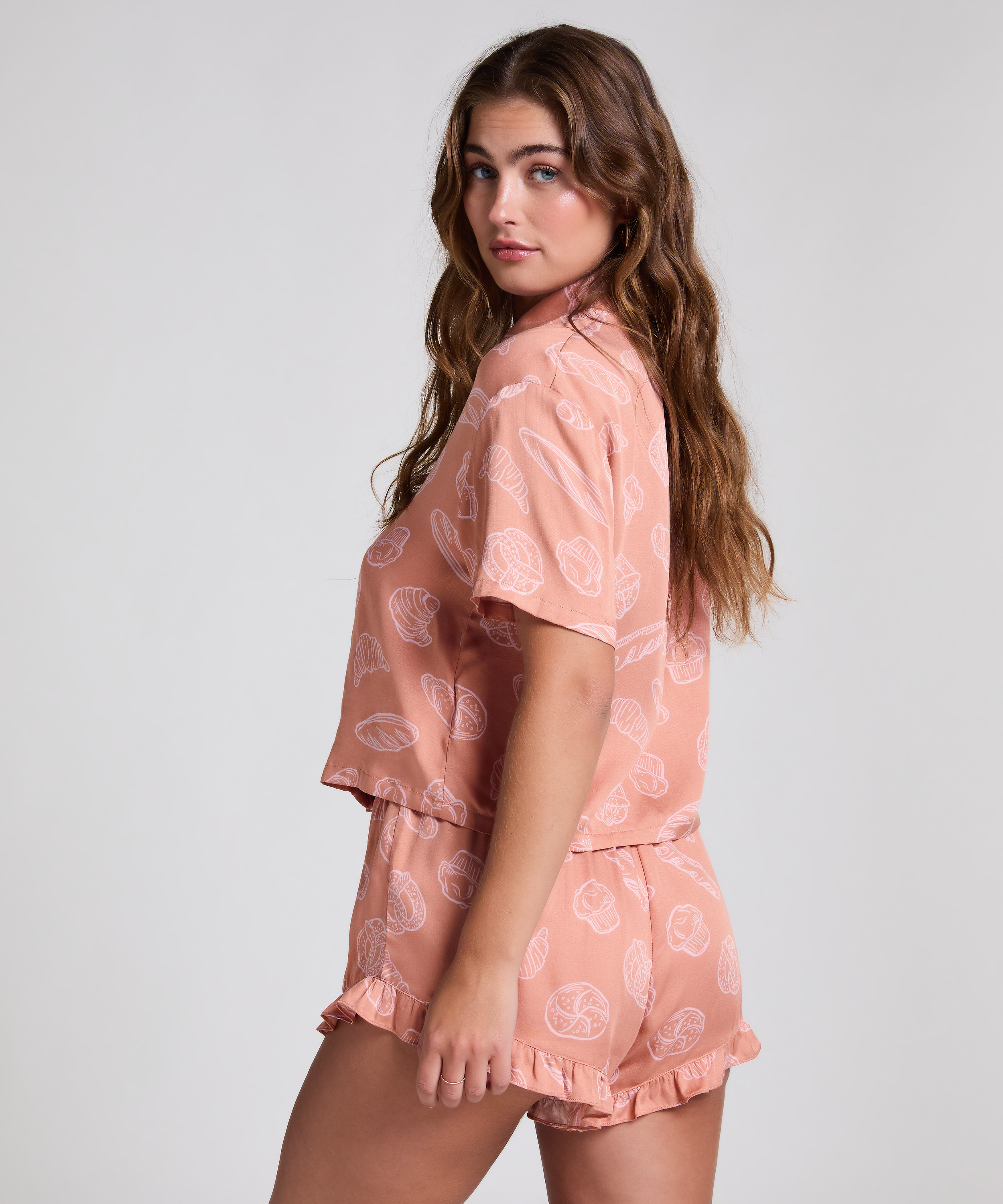 Pysjamatopp Springbreakers, Beige, main