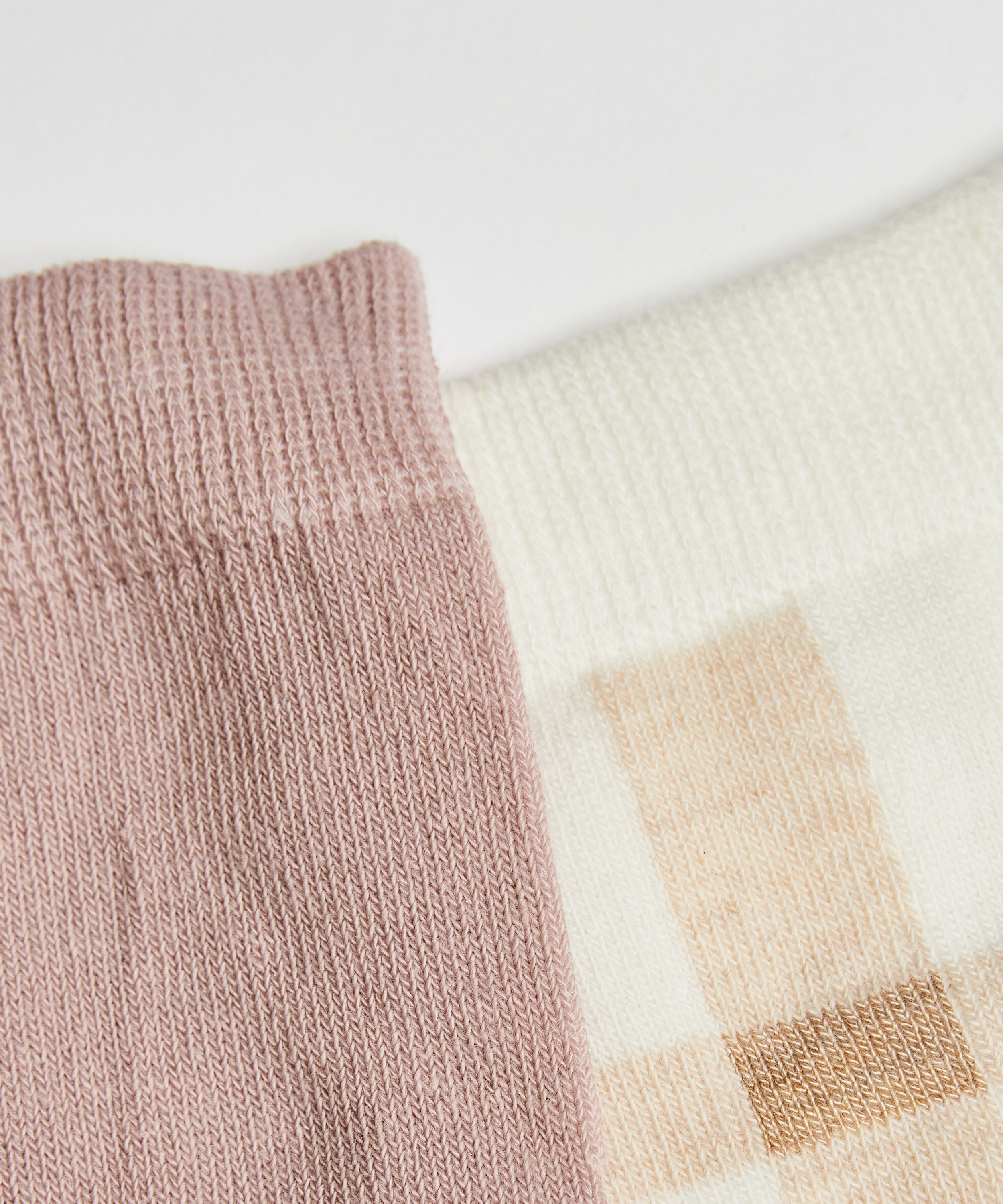 2 par bomullssokker, Svart, main