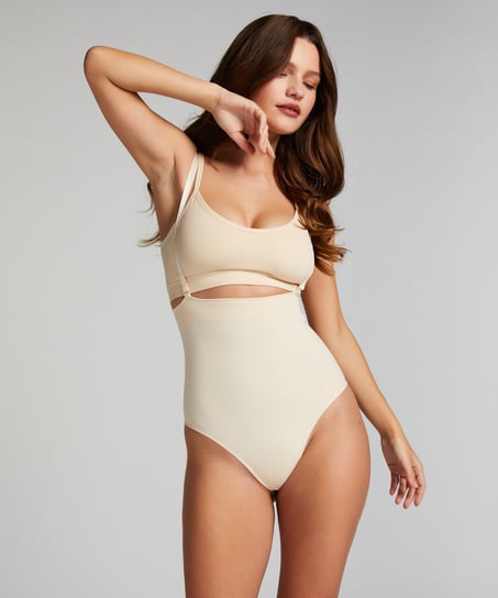 Invisible g-streng, Beige