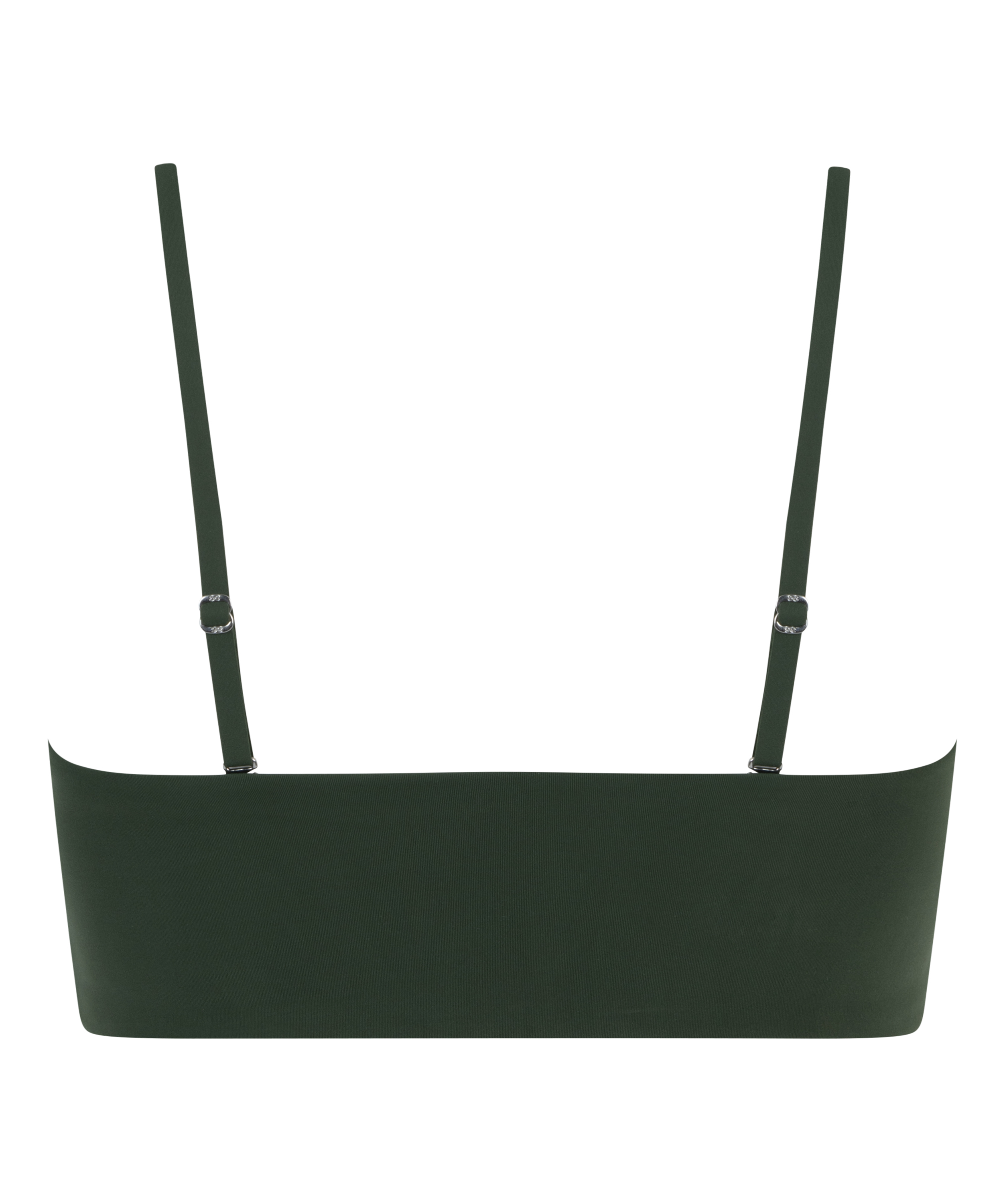 Bandeau Bralette Smooth, Grønn, main