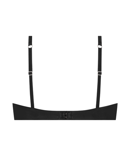 Upolstret BH med bøyle Almendra, Svart