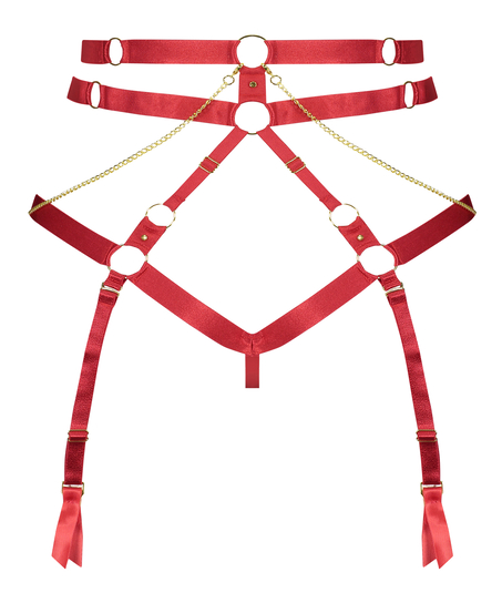 Tenessee g-streng med fransk åpning, Rød