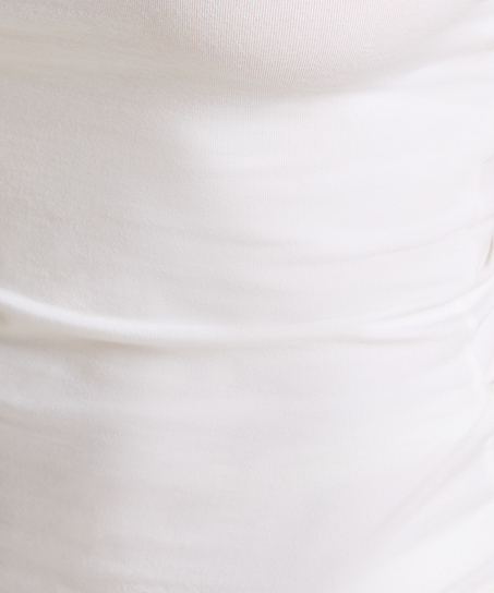 Singlet tanktop i myk bomull, Hvit