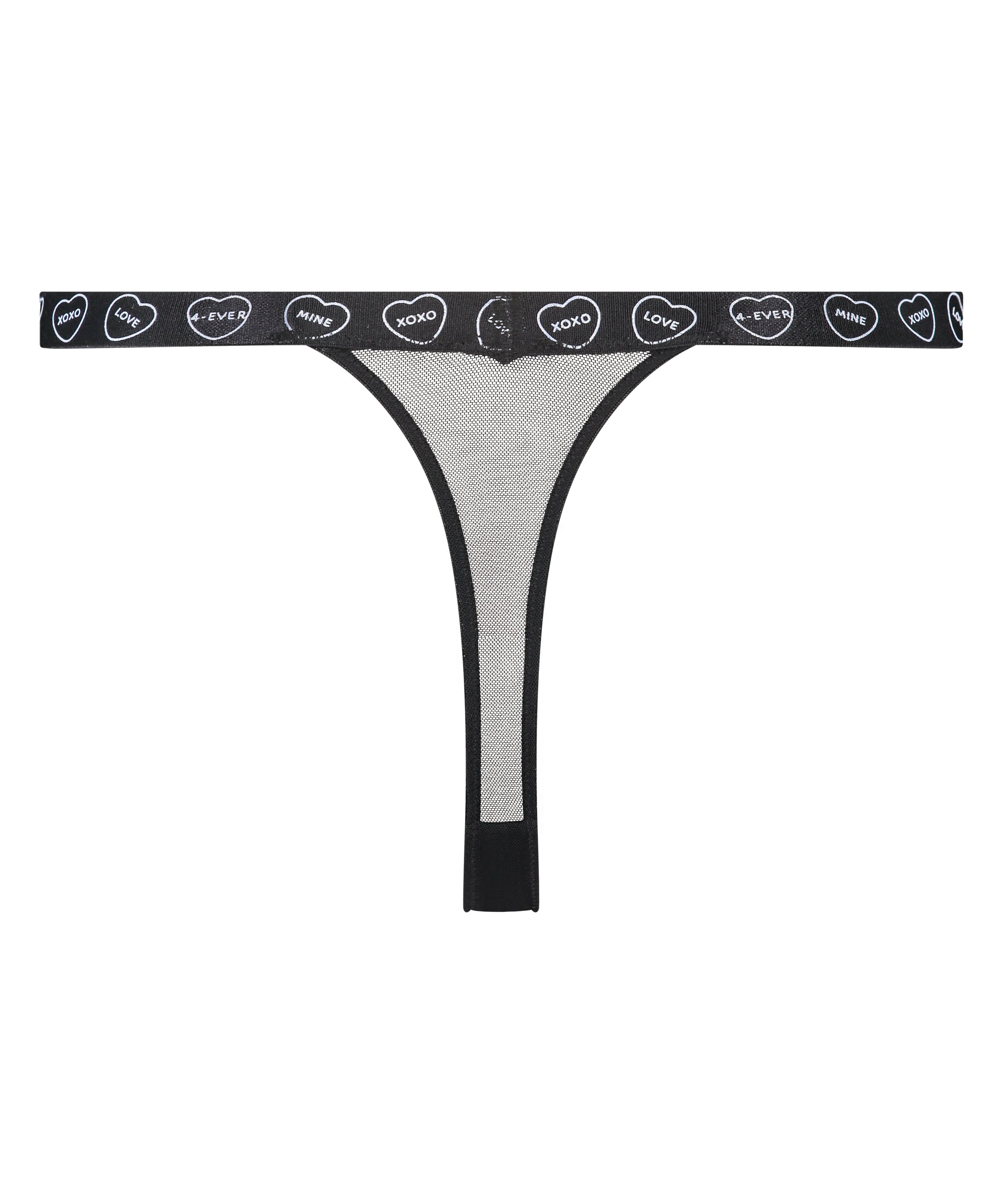 G-streng Kiss, Svart, main