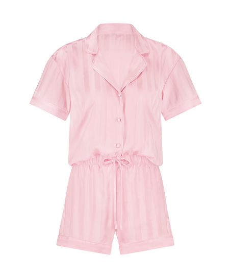 Pyjamasett Satin, Rosa