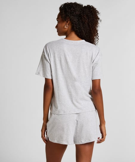 pyjamassett Jersey Heart, Grå