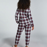 Twill pyjama set, Hvit