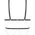 Chain Top Bralette, Svart