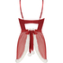 Wired slipdress Sexy Santa, Rød