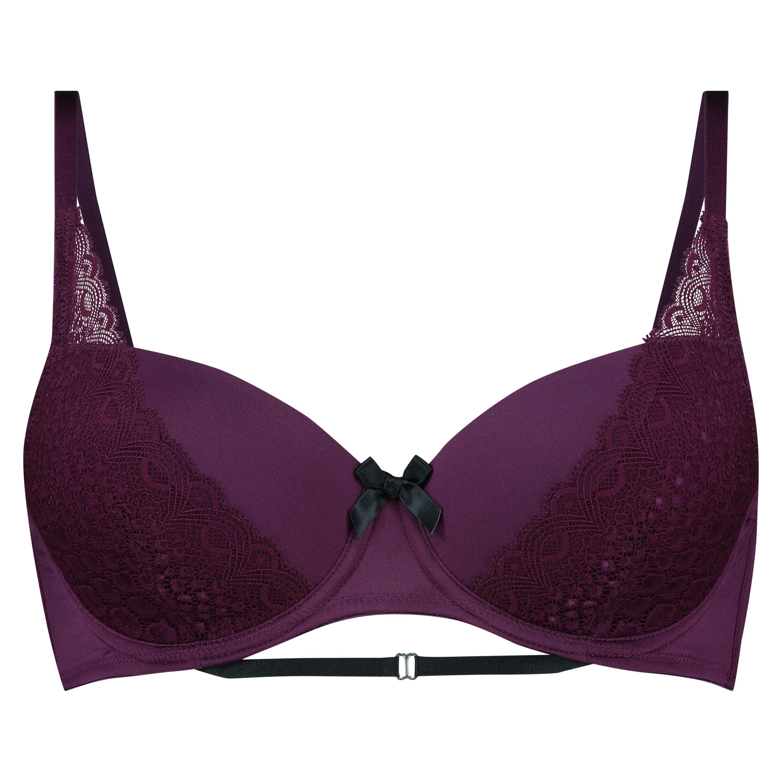 Selene padded underwired bra, Lilla, main