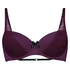 Selene padded underwired bra, Lilla