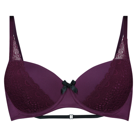Selene padded underwired bra, Lilla