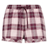 Twill Check shorts, Rød