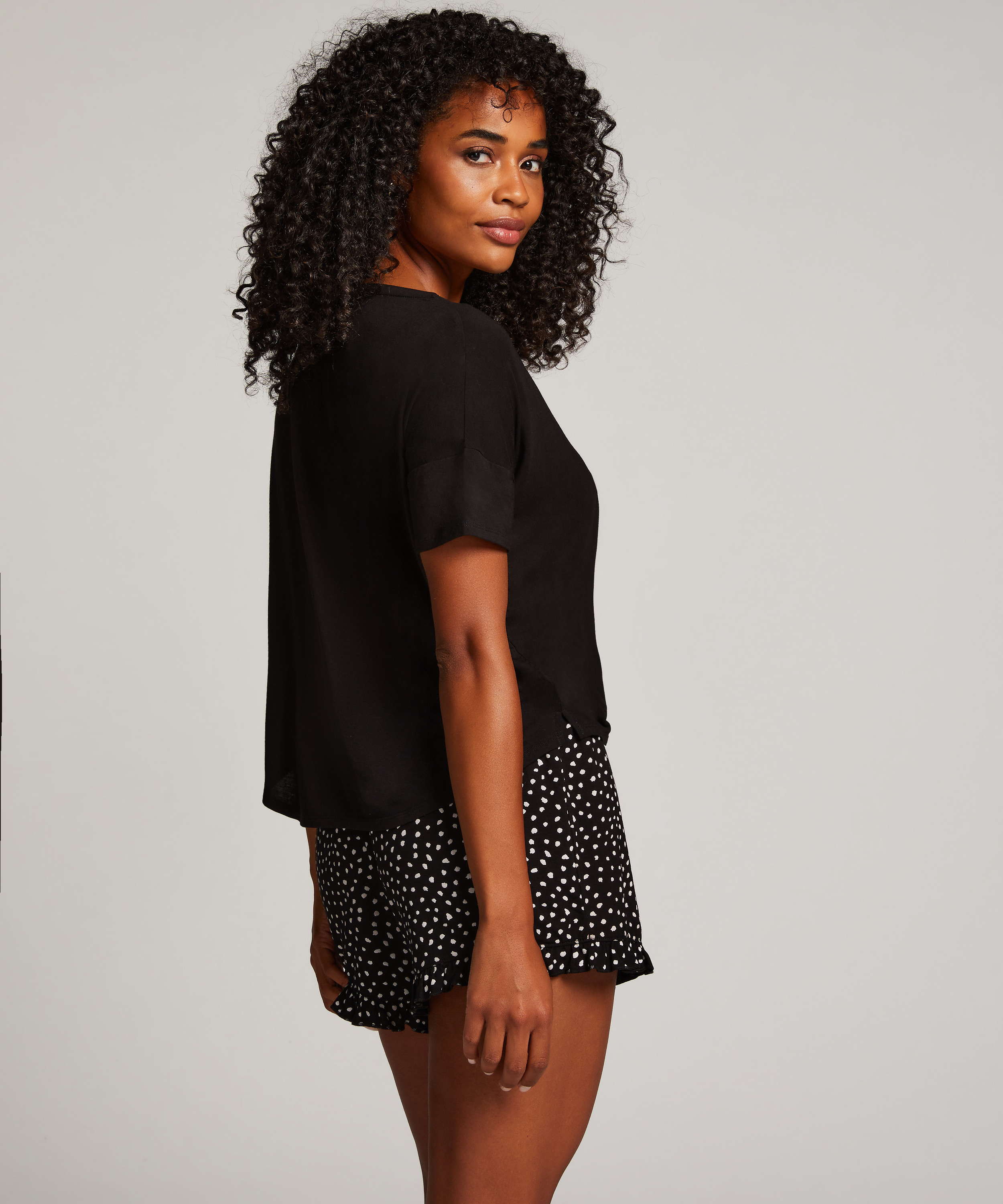 Pyjamasett, Svart, main