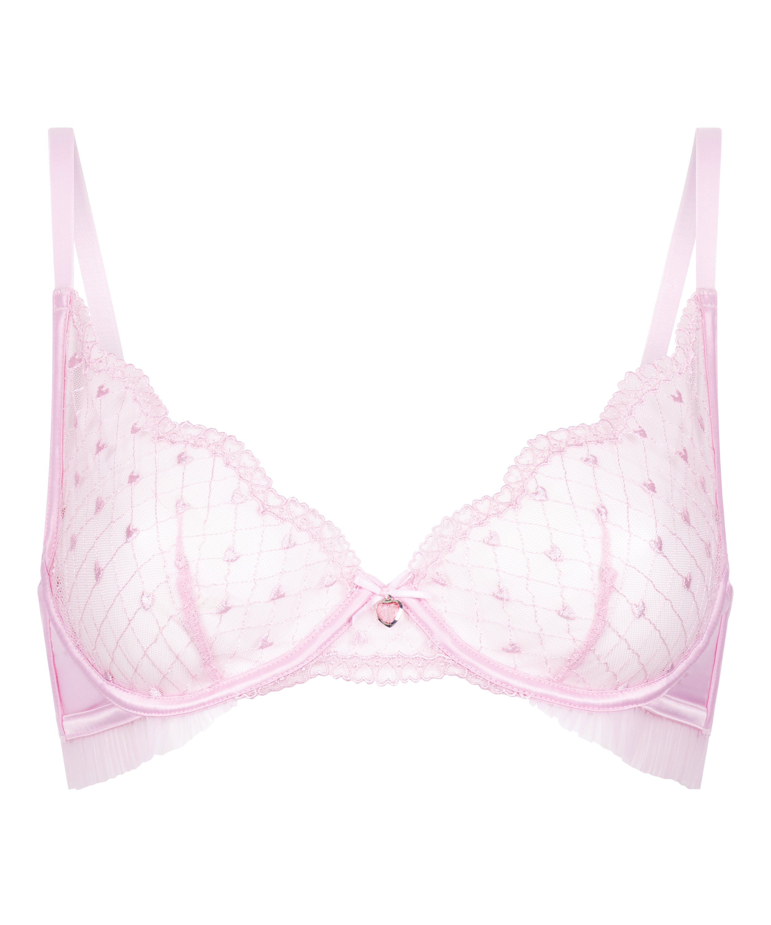 Cordelie Non-Padded Underwired Bra, Rosa, main