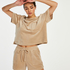Velours Pocket shorts, Beige