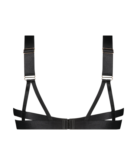 Upolstret BH med bøyle Casanova, Svart