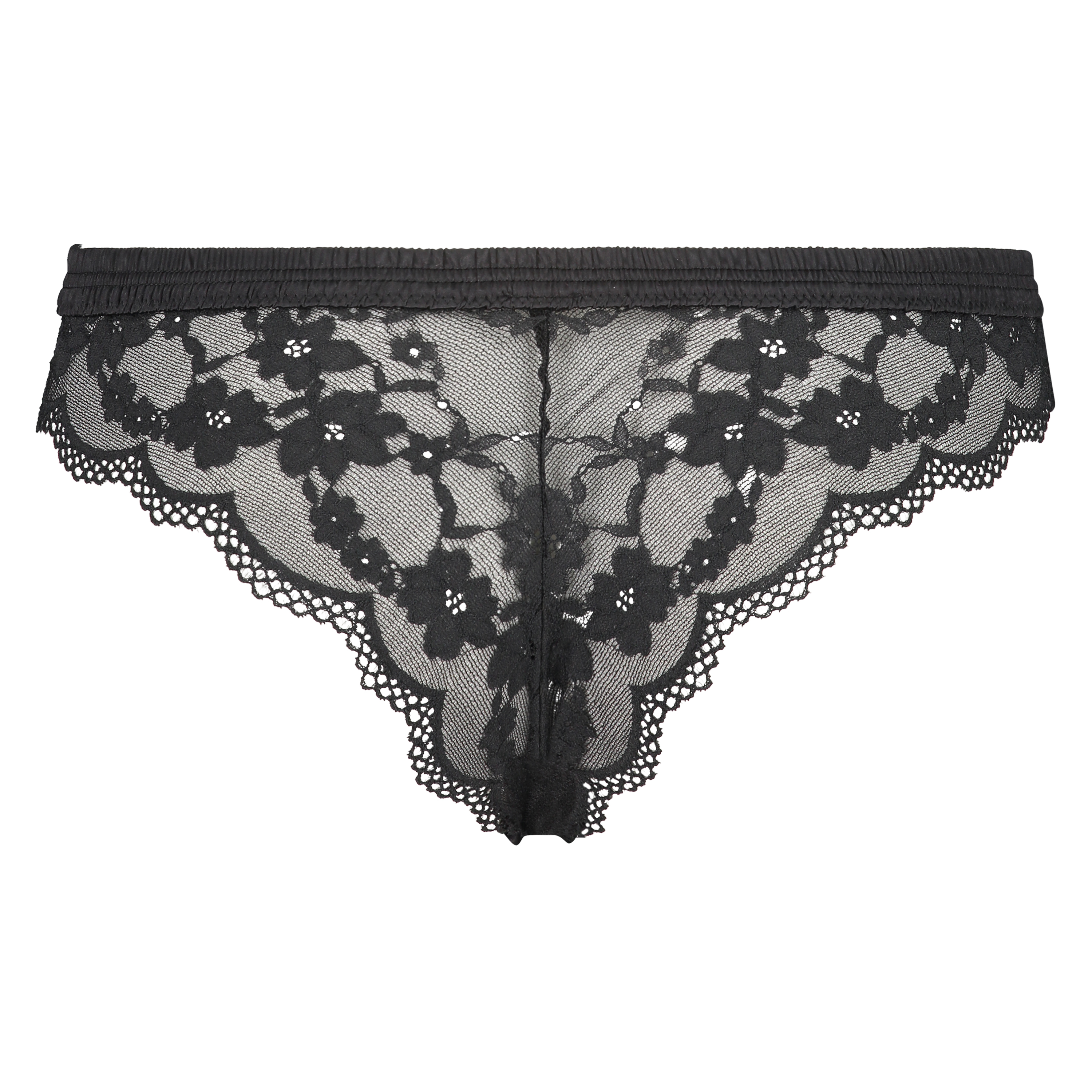 Iva high leg brasiliansk truse, Svart, main