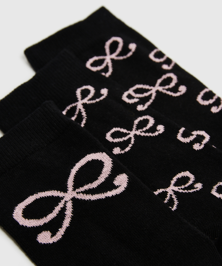 2 par bomullssokker, Grå