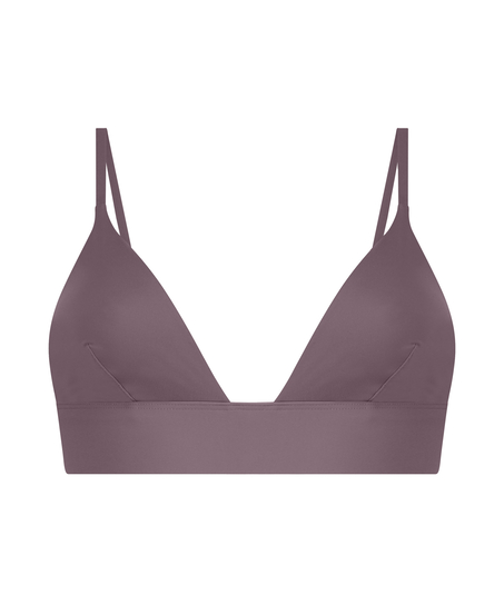 Triangle Bralette Smooth, Brun