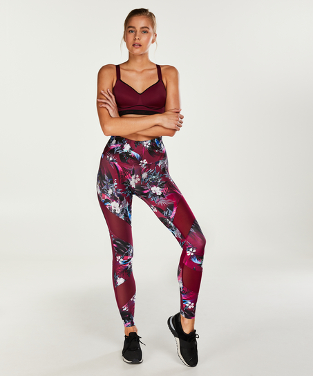 HKMX High Waist Level 2 Sports Leggings, Lilla