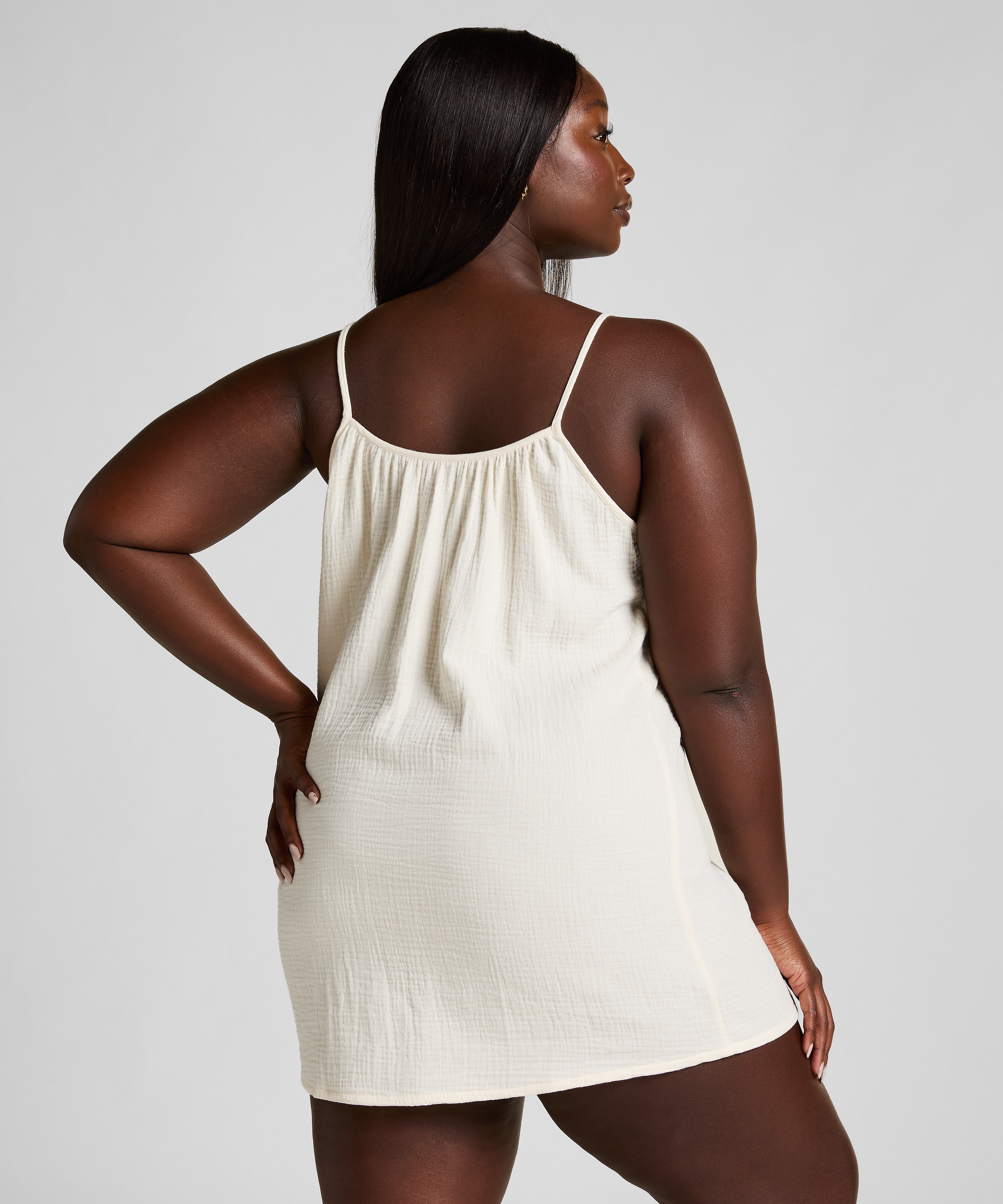 Muslin underkjole, Hvit, main