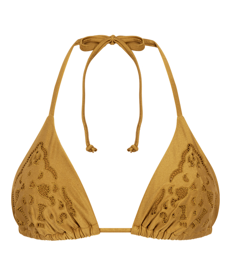 Triangle bikinitopp Boho, Gul