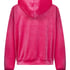 Hoodie jakke i velur, Rosa