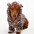 Fleece hunde-onesie, Rosa