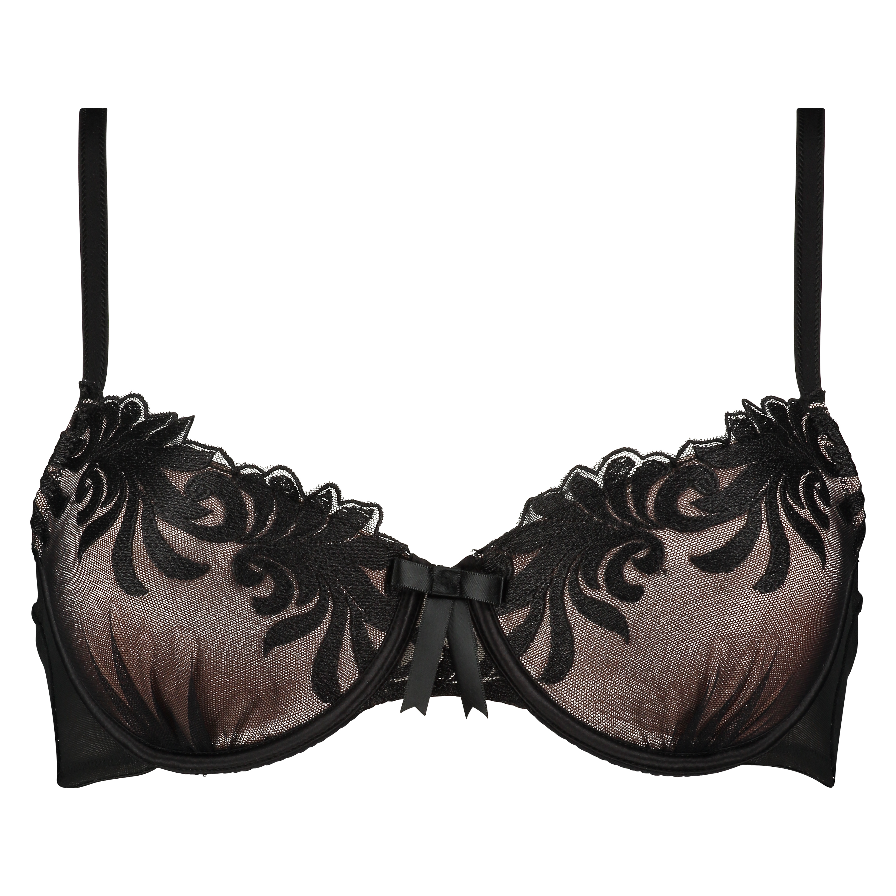 Padded underwired bra Vanity, Svart, main