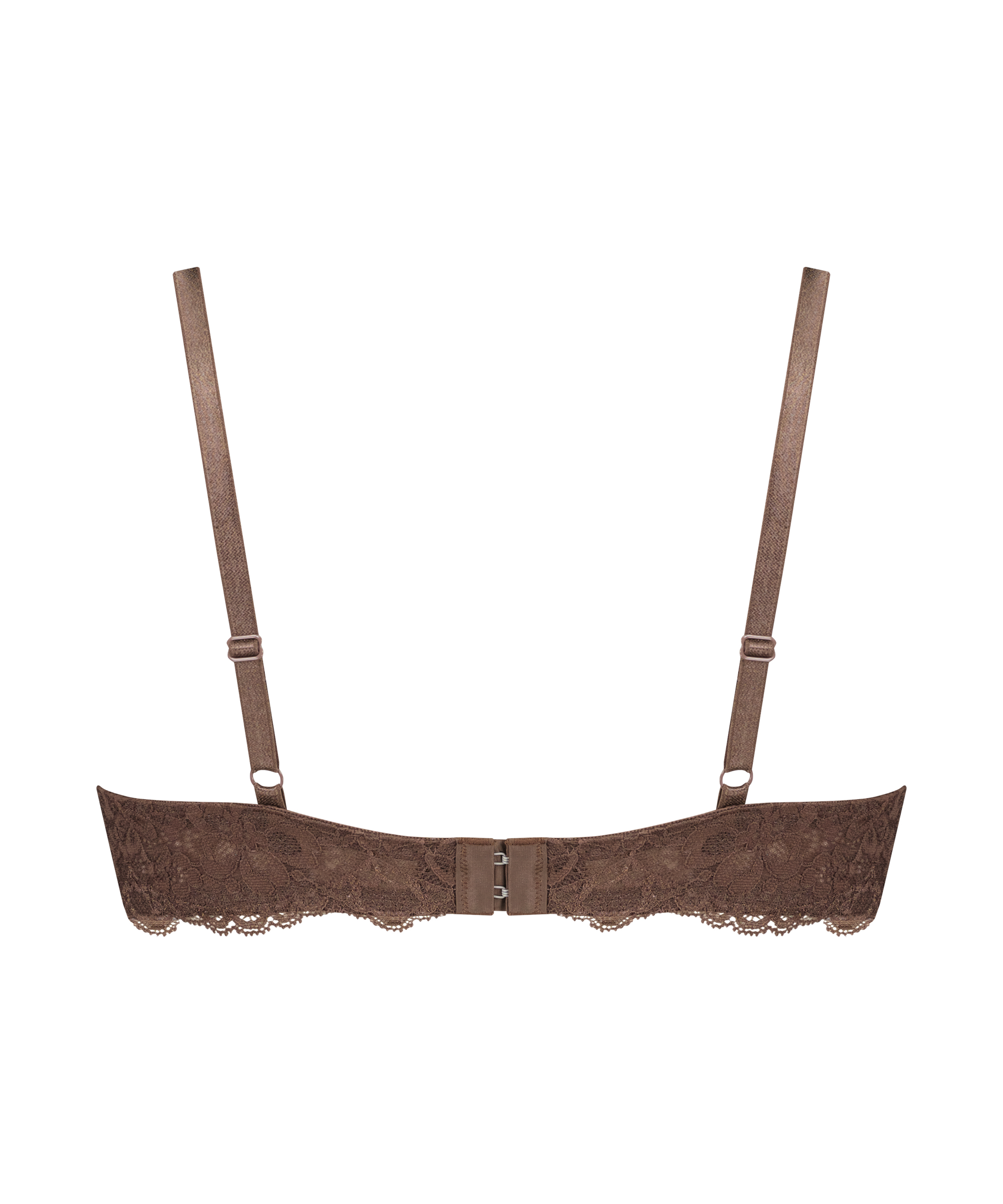 Uvattert bh med bøyle Marine, Brun, main