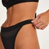 Bikinibukse cheeky Mesh, Svart
