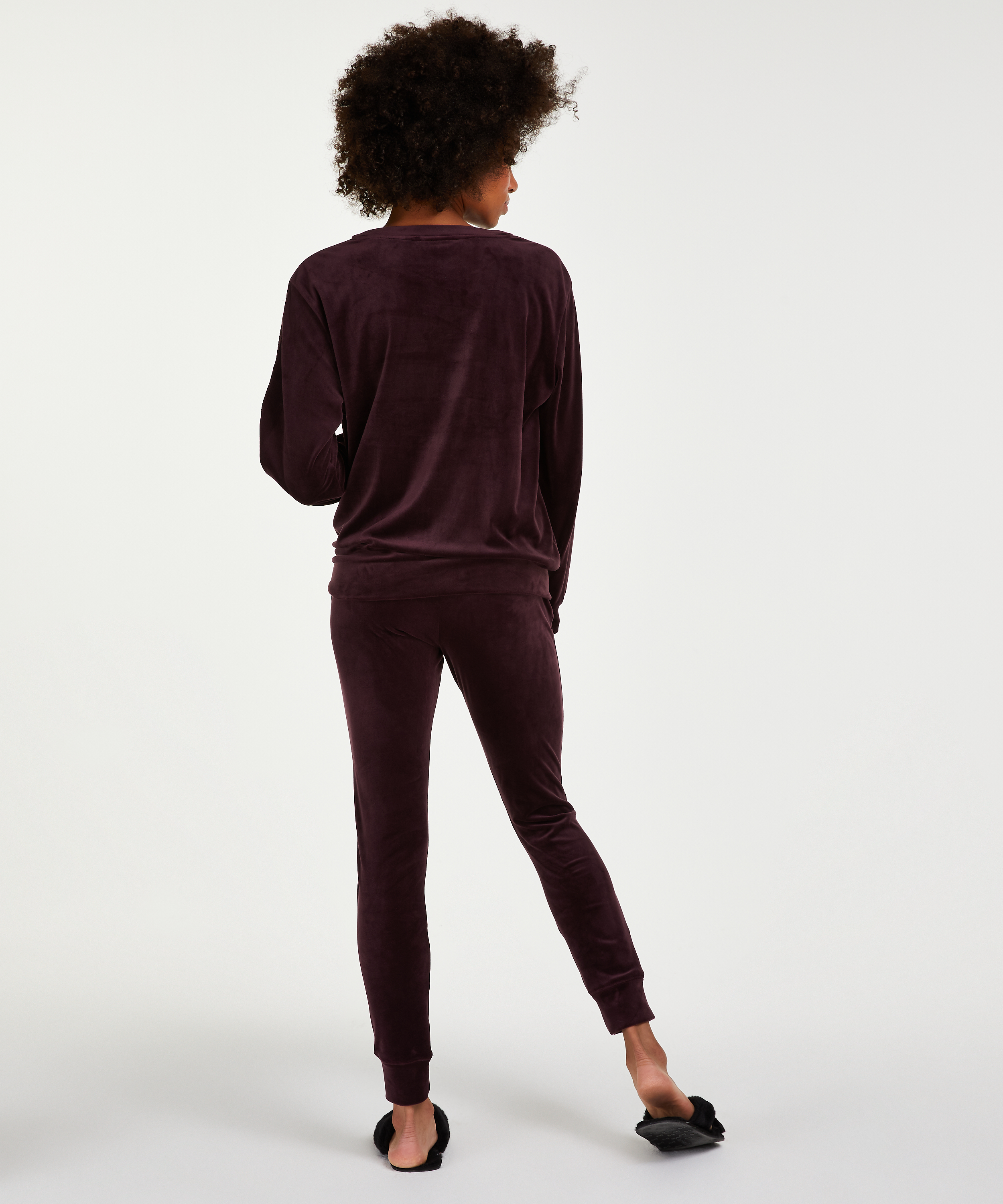 Velvet shimmer topp, Lilla, main