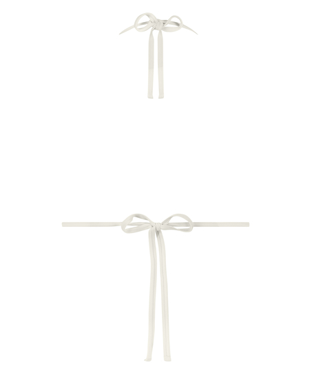 Triangel-bikinitopp Maui, Hvit