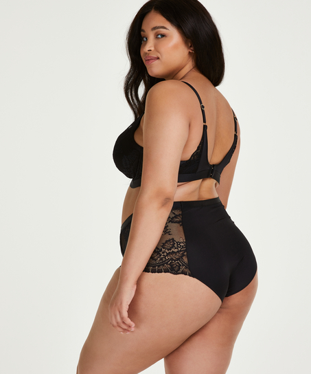 Vattert amme-bh med b&oslash;yle Adelaide, Svart