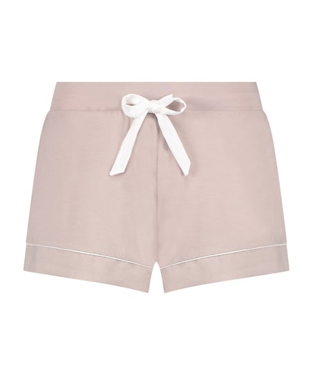 Essential shorts i jerseystoff, Beige