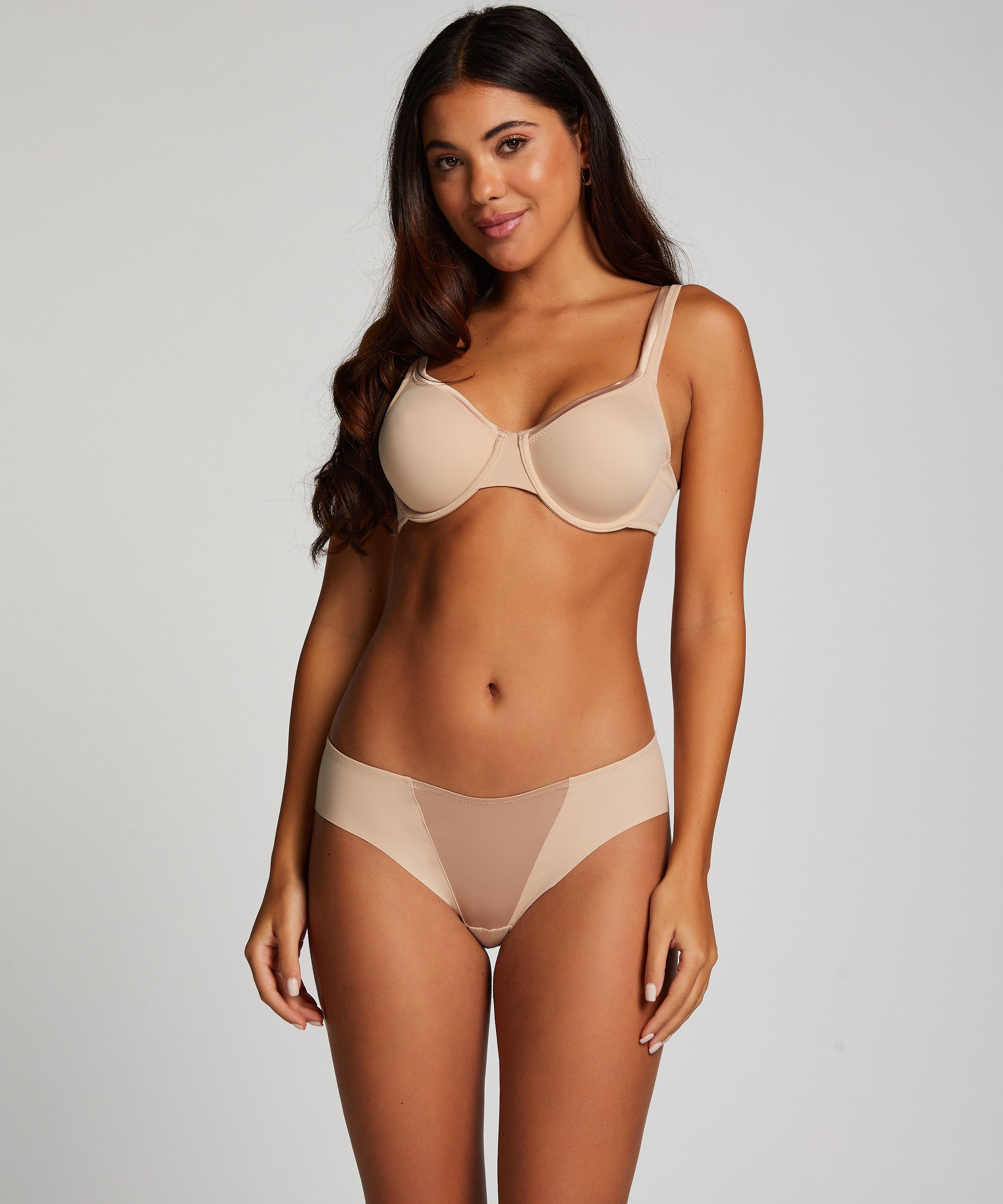 Truse i sateng, Beige, main