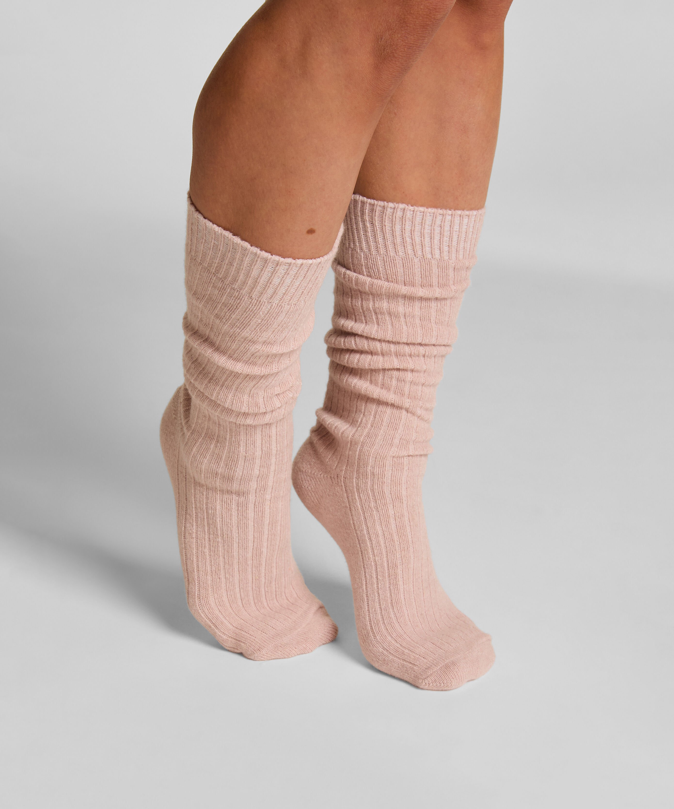 Sokker med Kasjmir, Rosa Sokker med Kasjmir, Rosa